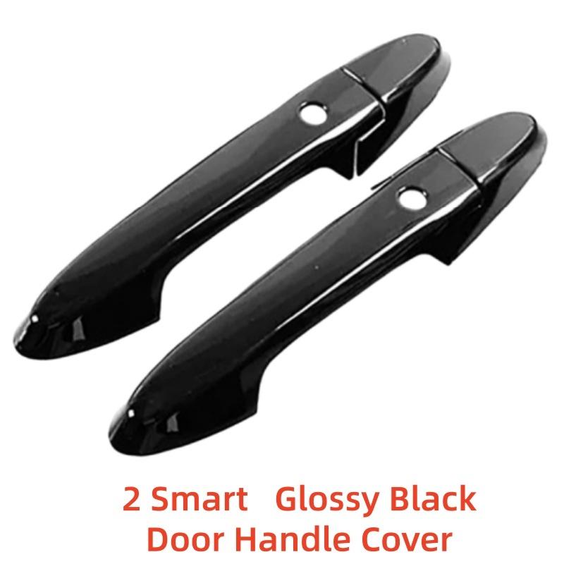 Carbon Car Upgrade Accessorie Plated Exterior Door Handle Cover Trim Paste Style For 2 Door Honda Fit Jazz Fit GK5 2014-2018