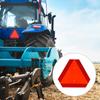 Standard 15,9x13,7 Zoll Schild für langsam fahrende Fahrzeuge und Montagesatz Geeignet für verschiedene Langsamfahr-Anwendungen Konformität