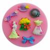 Silicone Mold Chocolate Hats Clothes Fondant Cake Candy Soap Moulds for Decor