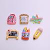100pcs Cartoon Miniature Stationery Series Models Resin Doll House Furniture Play Home Toys Gift DIY Jewelry Making Accessories