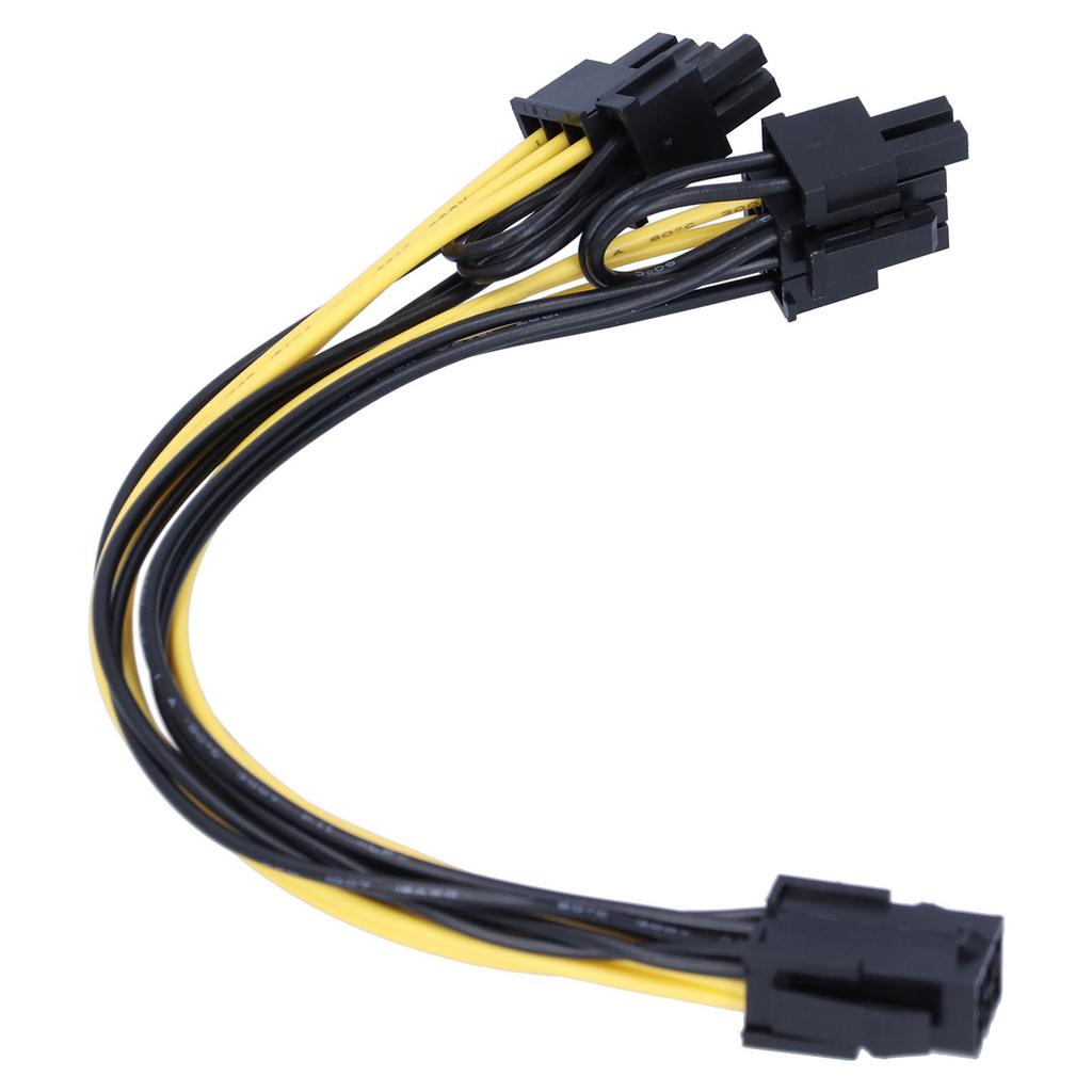 5 buc Cablu de alimentare 6 pini la Dual 8 pini 6+2 Conector Grafic GPU Linie de Conversie