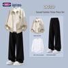 Men's Autumn 3-Piece Set: Shirt, Puppy Print Tee & Casual Pants