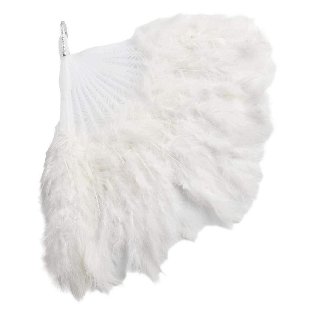Handgehaltener Weicher Federfächer Burlesque 20er Flapper Hochzeit Damen Kostüm