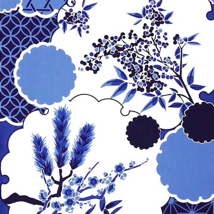 Dyeing Anbo Hand Towel Authentic Made in 35cm x 100cm "Sometsuke Yukiwa" (Snow Rings) - Dyed, 100% Cotton, Tokuoka, Japan,