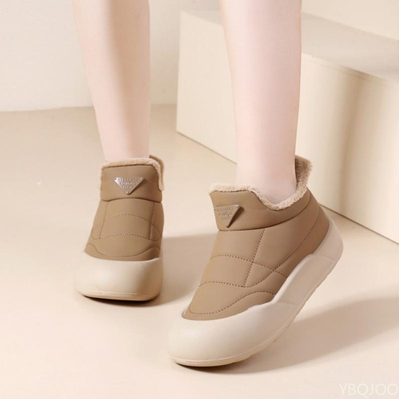Snow boots women's winter new casual comfortable thick soled short boots versatile fashionable women's cotton shoes