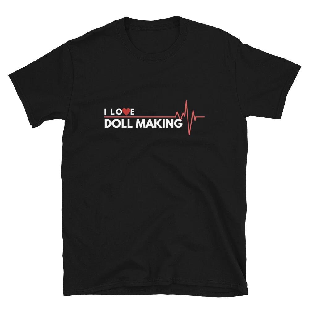 

Doll Making I Love Hobby Gift Heartbeat Classic Fit T-Shirt S