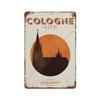 Vintage Travel Metal Sign Retro City Poster Tin Plaque for Home Bar Cafe Decoration Monument Valley Barcelona Baltimore Venic