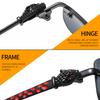 Vintage Rimless Small Square Sunglasses Women Men Luxury Brand Designer Metal Leopard Head Sun Glasses for Travel Driving