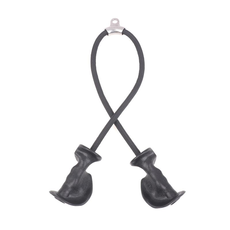 Tricep Rope With Ergonomic Handles Gym Tricep Pull Down Rope For Cable Machine Pulley System Exercise Equipment