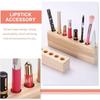 Creative Wooden Pen Holder Household Makeup Brush Holder Natural Brush Display Case  Storage Stand