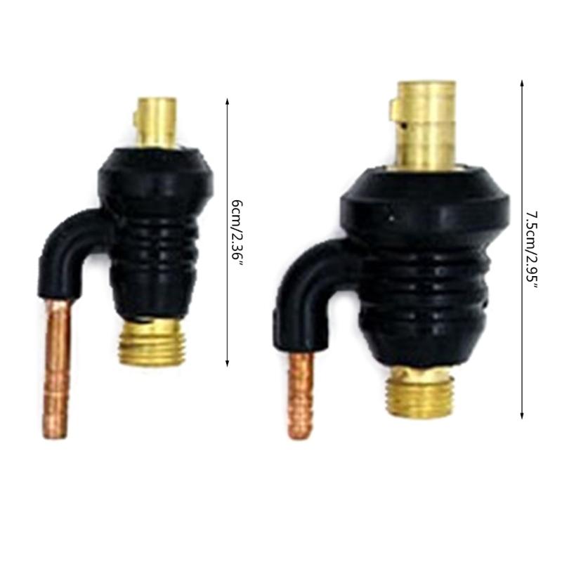TIG Welding Power Cable Quick Convert M16x1.5 Gas-Adapter Transfer Integrate 10-25/35-50 Connector-For TIG Torch