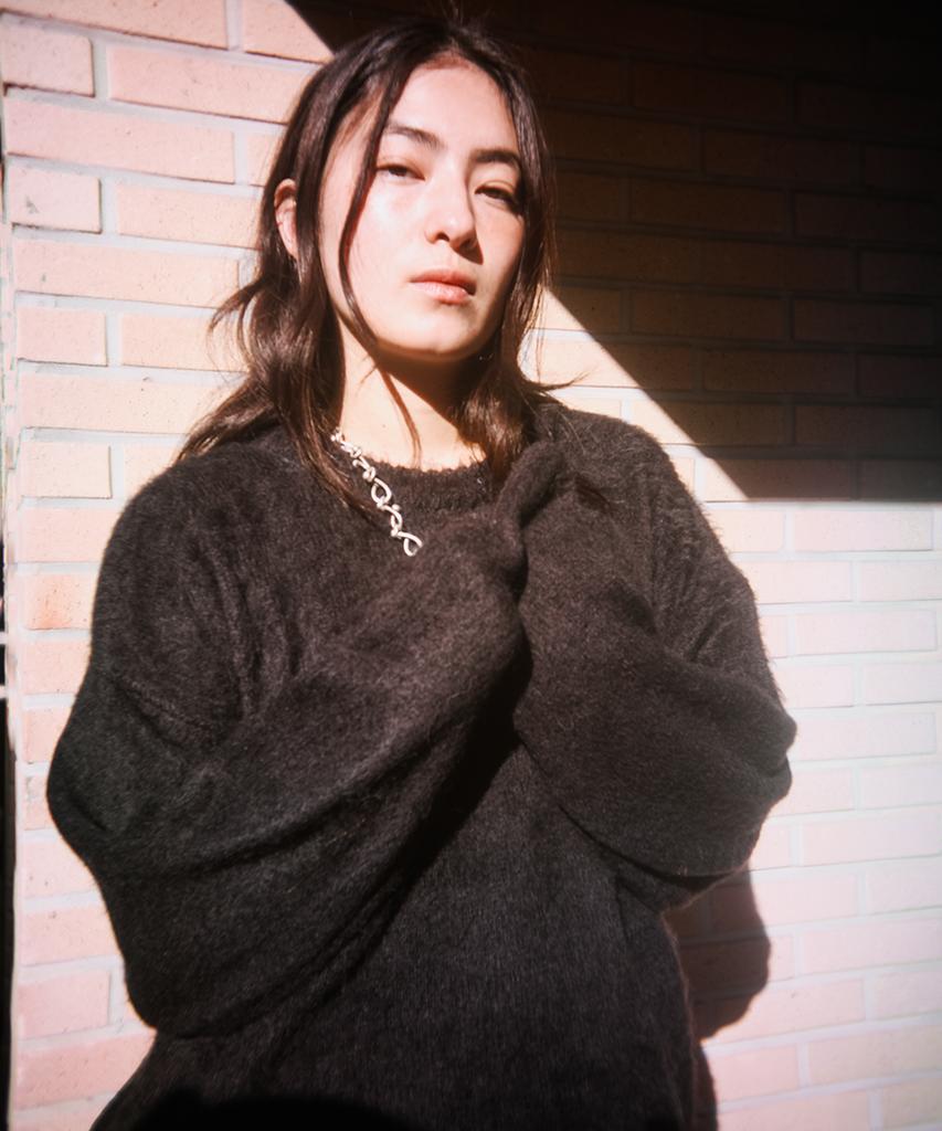 TOWTOW ARCHIVE Cozy Fuzzy Sweater Black