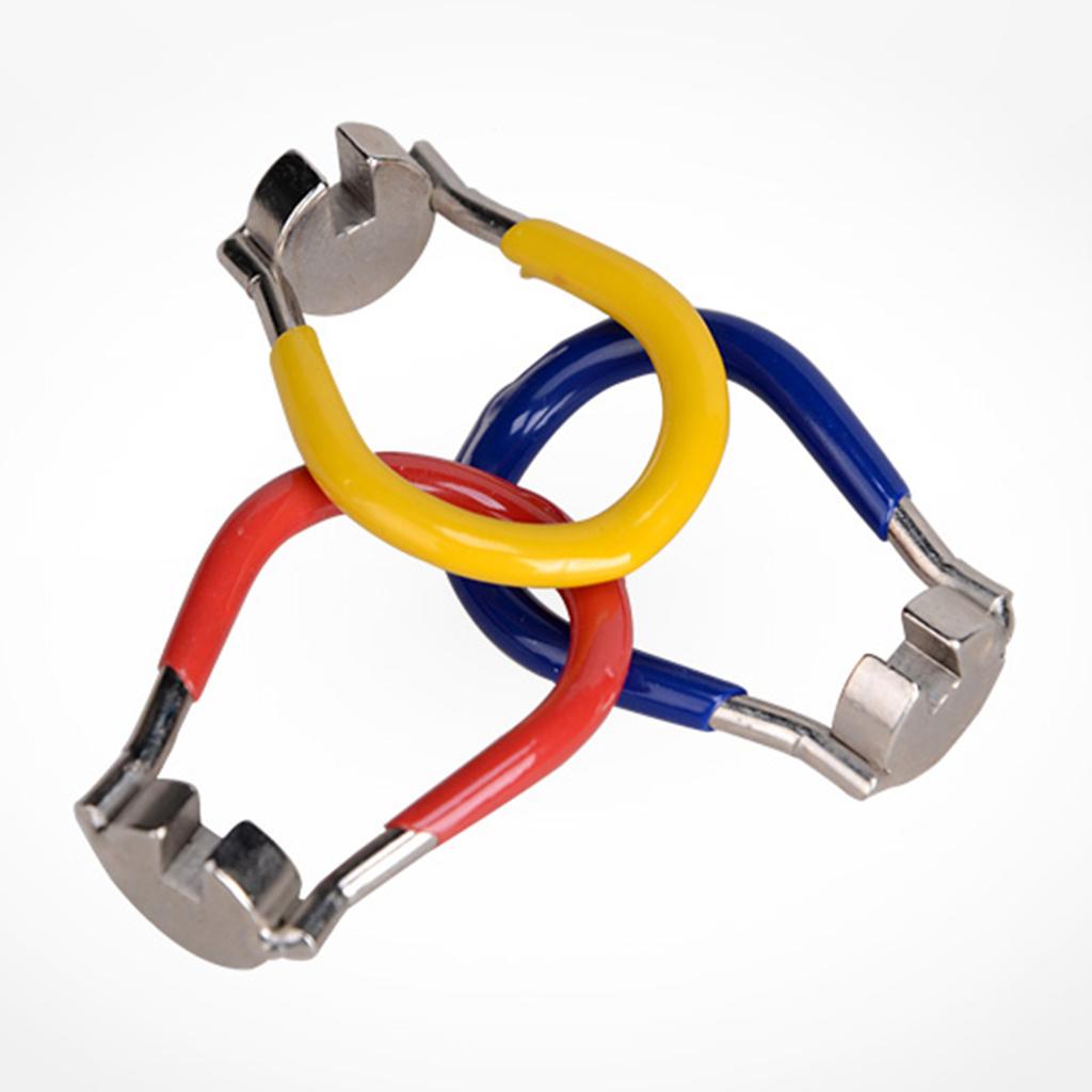 Bicycles Spoke Wrench Portable Bike Spoke Adjustment Tool Tire Lever Cycling Pocket Tool Bicycles Rims Truing Tool