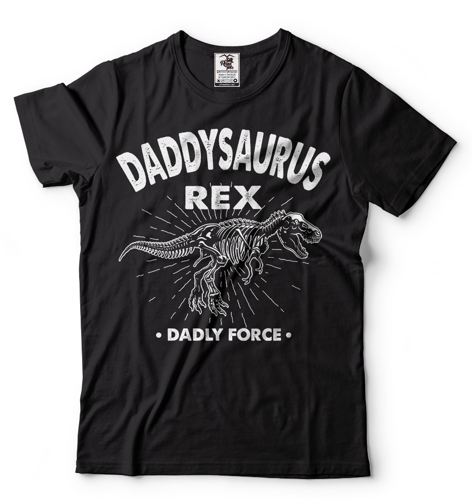 Daddysaurus Rex T-Shirt: Funny Dad Dinosaur Tee 3XL