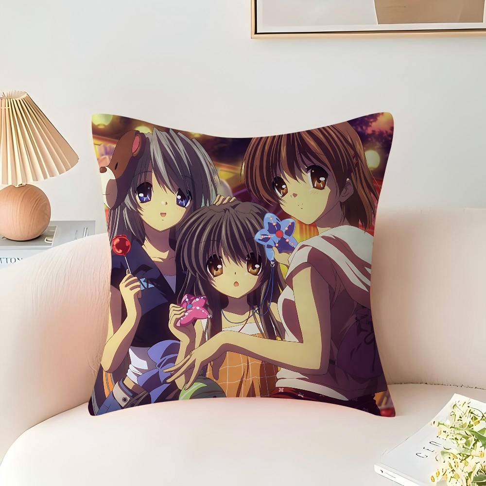 Anime C-CLANNAD Kuddfodral i tum, bondgårdsdekor, heminredning, kuddfodral för soffdekorationer