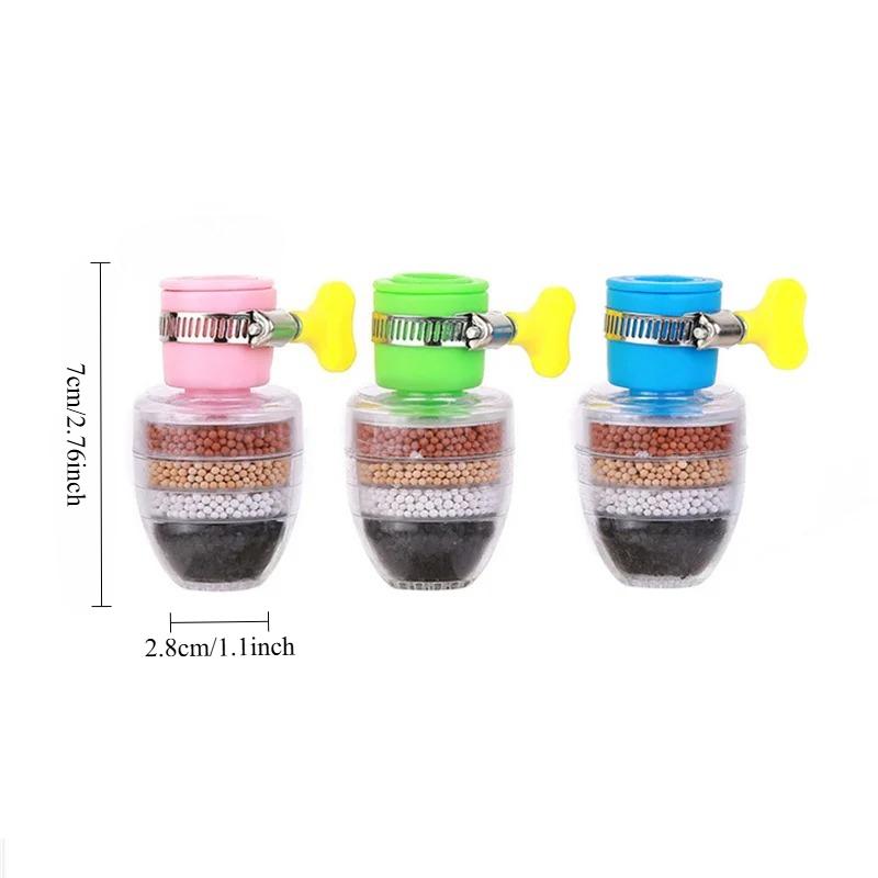 6-layers Water Filter Tap Purifier Medical Stone Coconut Charcoal Nozzle for Faucet Kitchen Accesories Mixer Aerator Bathroom