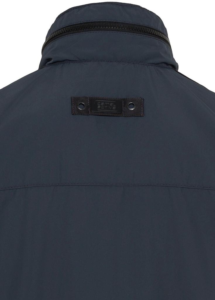 Mid-season Jacket Camel Active Jacket with Multiple Pockets With a Foldaway Hood With Recycled Polyester (420650 7O15 47) Night Blue