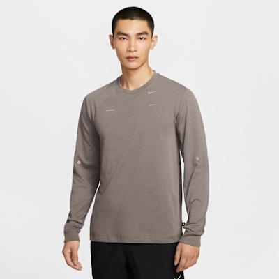 Nike Primary Quick Dry T Shirts Men s Light Gray XL