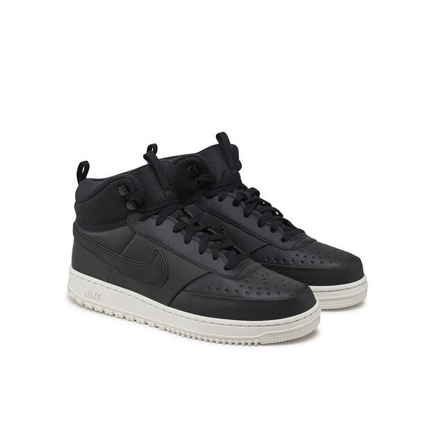 Мужские кроссовки Nike Court vision mid wntr dr7882 002 чёрные