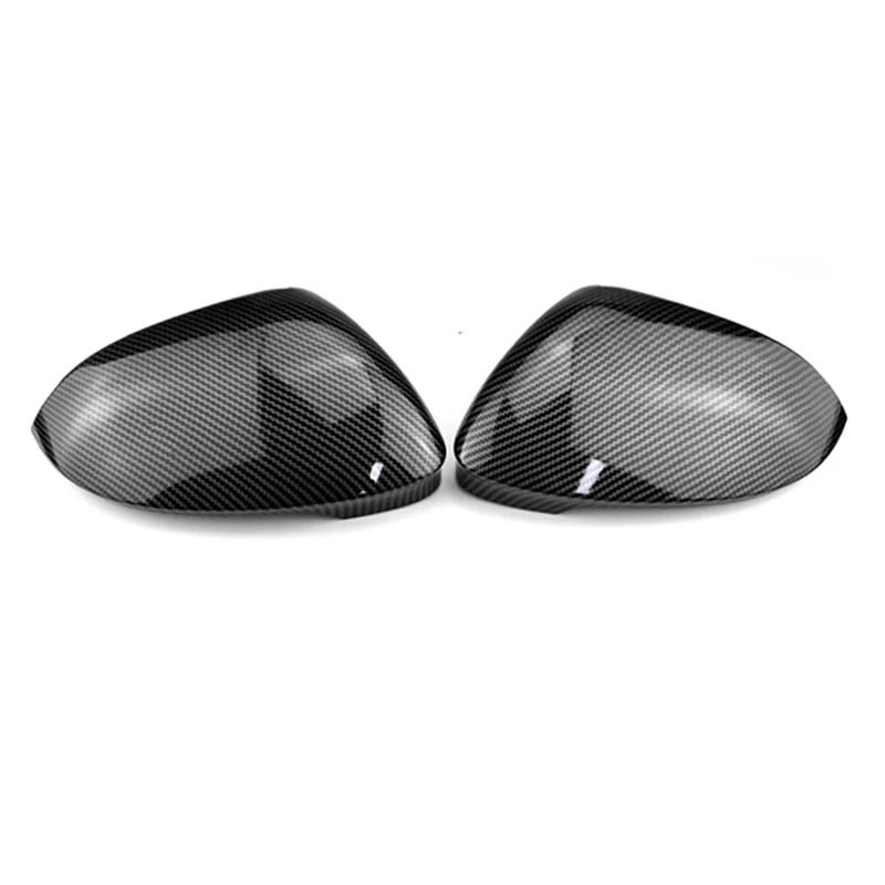 For Volkswagen VW Golf 8 MK8 2020-2025 Car Replacement Rearview Side Mirror Cover Wing Cap Exterior Door Case Trim Carbon Style