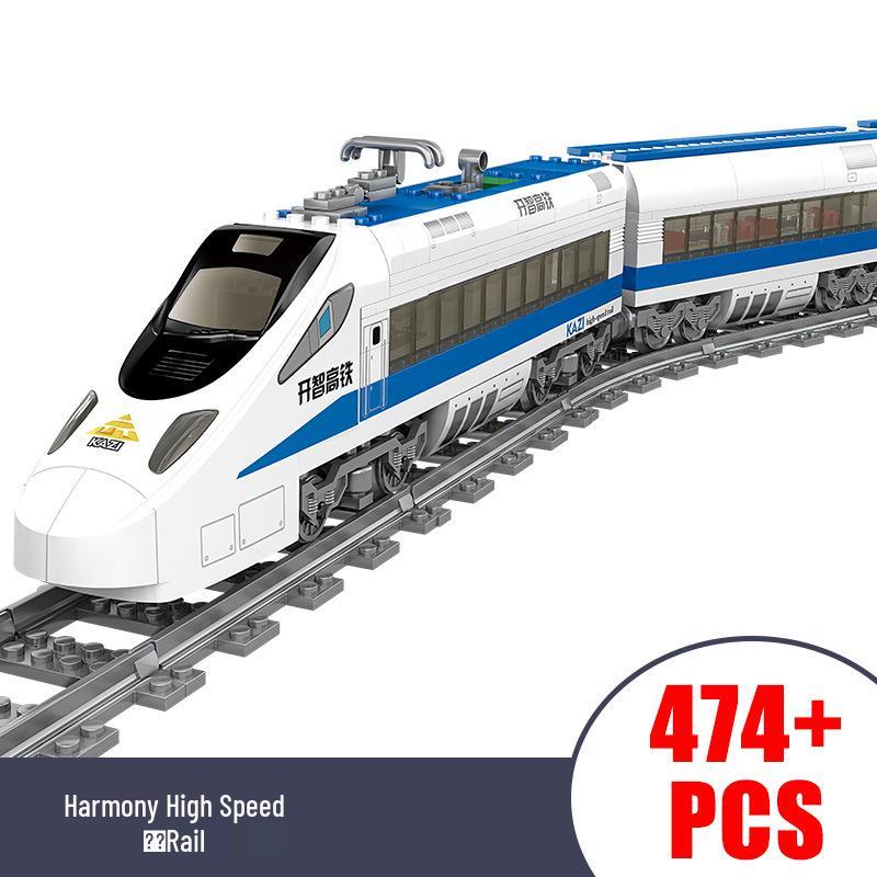 KaiZhi Children s High-Speed Rail Building Blocks Toy Set (98223-7) 60*8.5*42.5