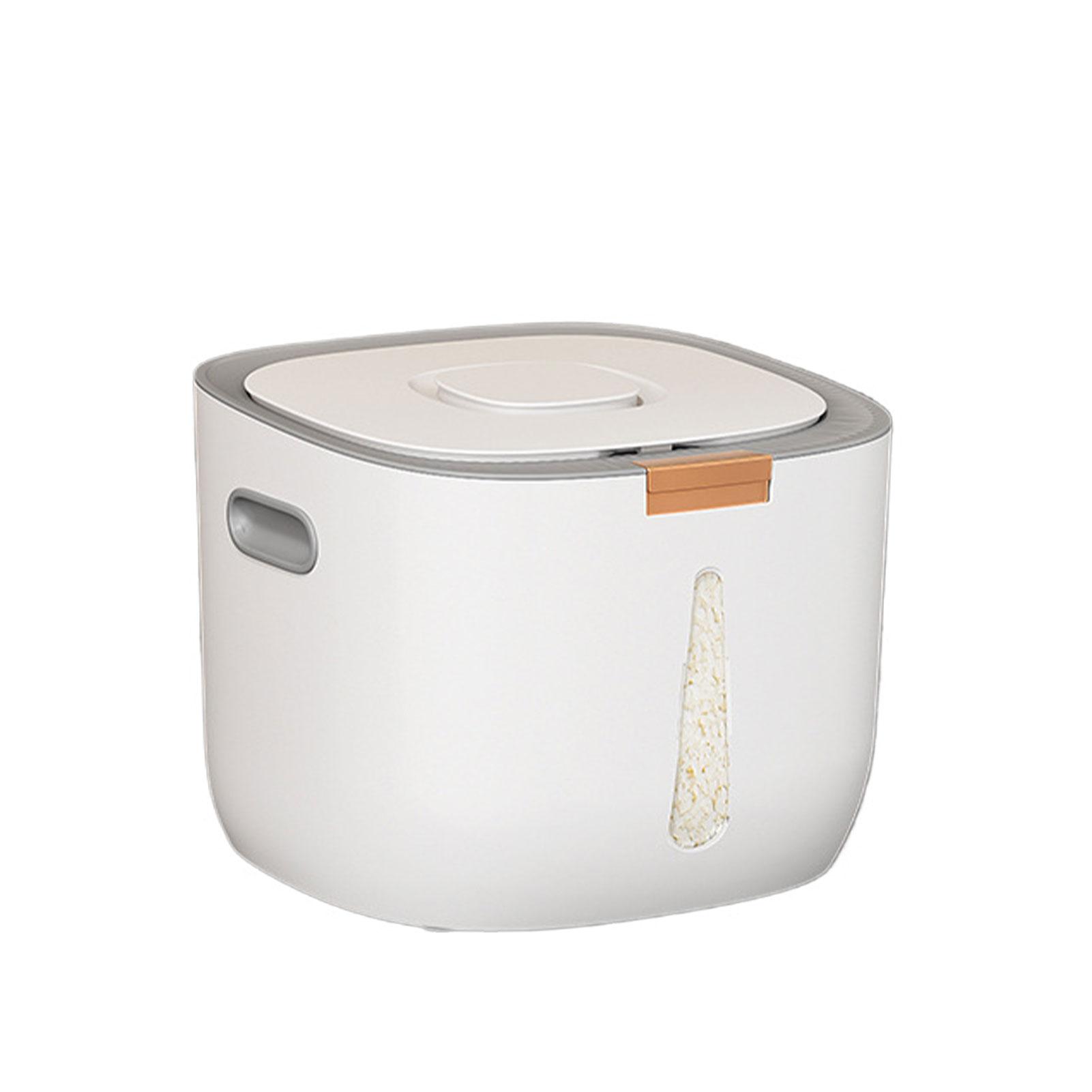 

Контейнер для хранения риса прессованного типа запирается в контейнере для хранения свежего зерна, герметичная банка для риса, а не только для риса 5kg