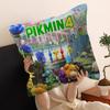 P-PikminS Stitch Lucky Dragon Pillow Cover Sofa Cushion Cover Home Room Decoration Children Gift