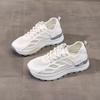 Thick-soled versatile, small, light and casual spring new hollow dad shoes, ventilated and breathable sports shoes