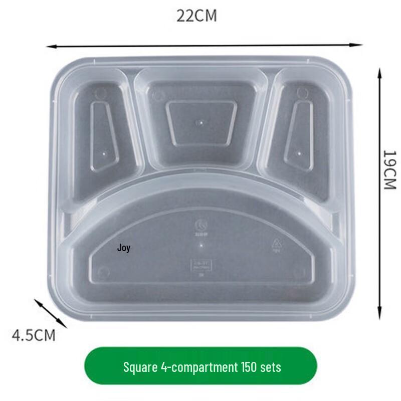 JINWUYUAN Disposable Compartment Takeout Boxes