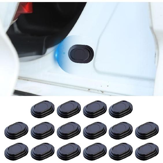 8PCS Car Door Shock Absorber- Silicone Anti-Collision Soundproof Crash Pad Car Door Slam Stopper- Self Adhesive Buffer Pad Auto Bumper Side Doors