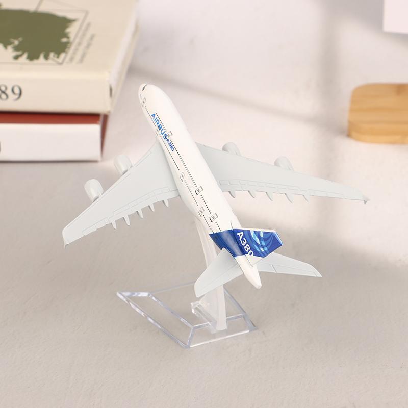 16 cm A380 Originalmodell Legeringsfly 1:400 Skala Metall Flymodell Støpt Fly Luftfart Samleobjekter Leketøy For Gutter