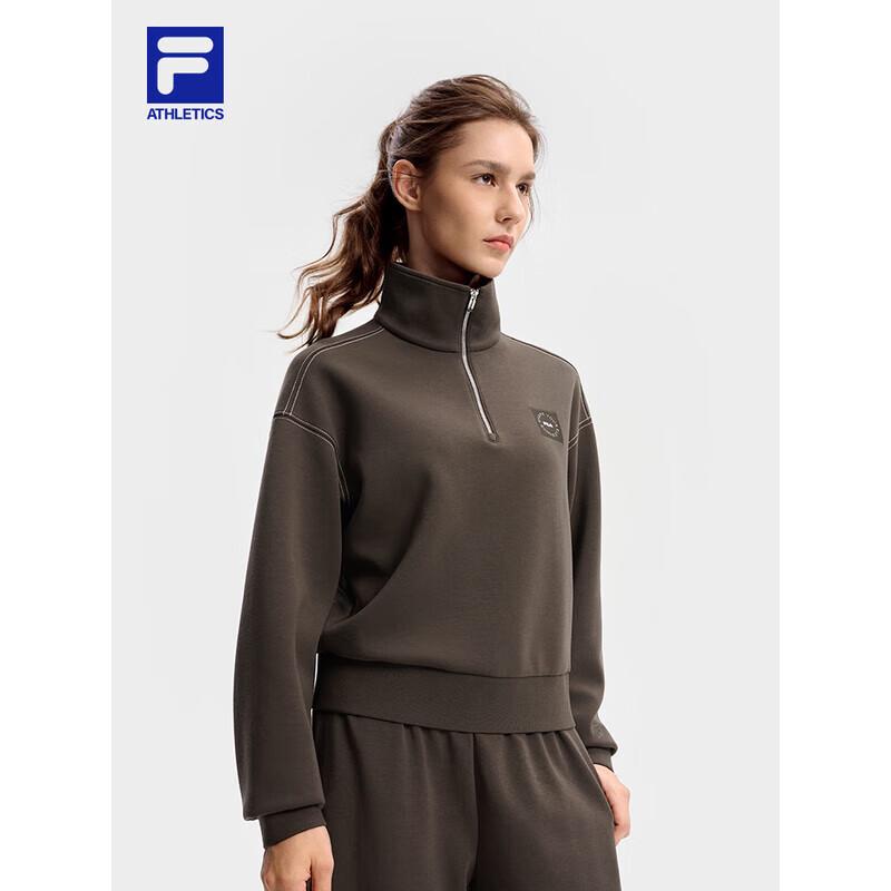 FILA Women s Basic Knit Pullover Sweatshirt S