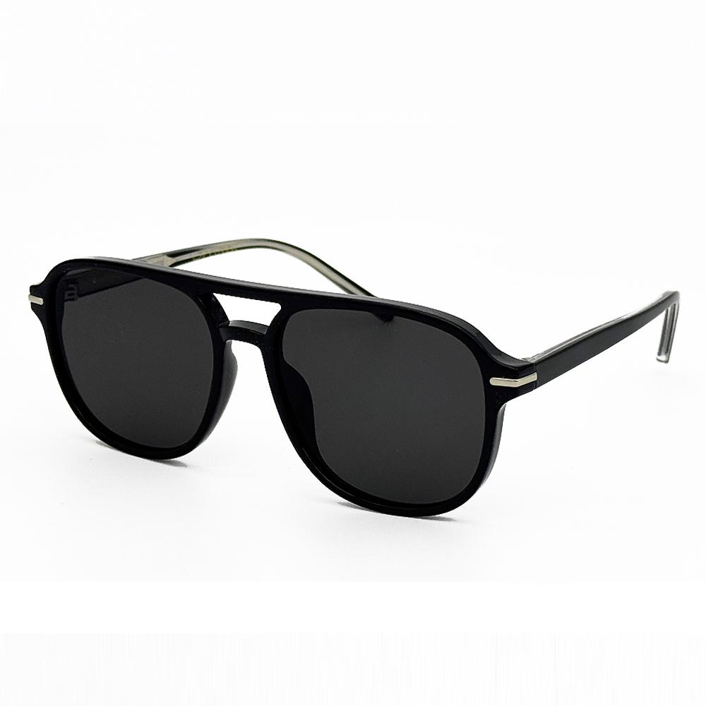 Lapeullolida Ranger Black Two-Bridge Sunglasses