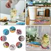 Set of 48 Havana Print Disposable Paper Drink Coasters for Bar Bulk 4 Inch Round Cup Beer Coasters Absorbent for Havana Nights Party Supplies Summer