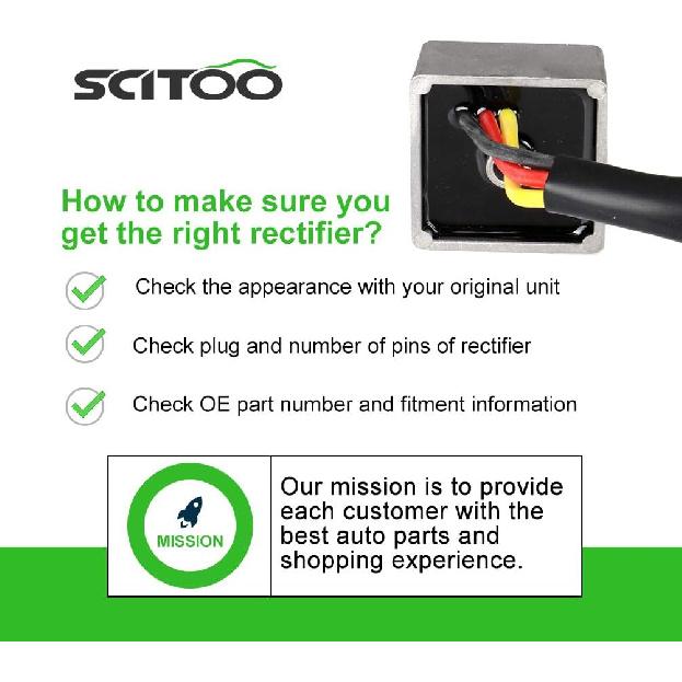 SCITOO 1025159-01 1028033-01 Spannungsregler Gleichrichter Club Car Precedent 4-Takt Benzin Golf Carts