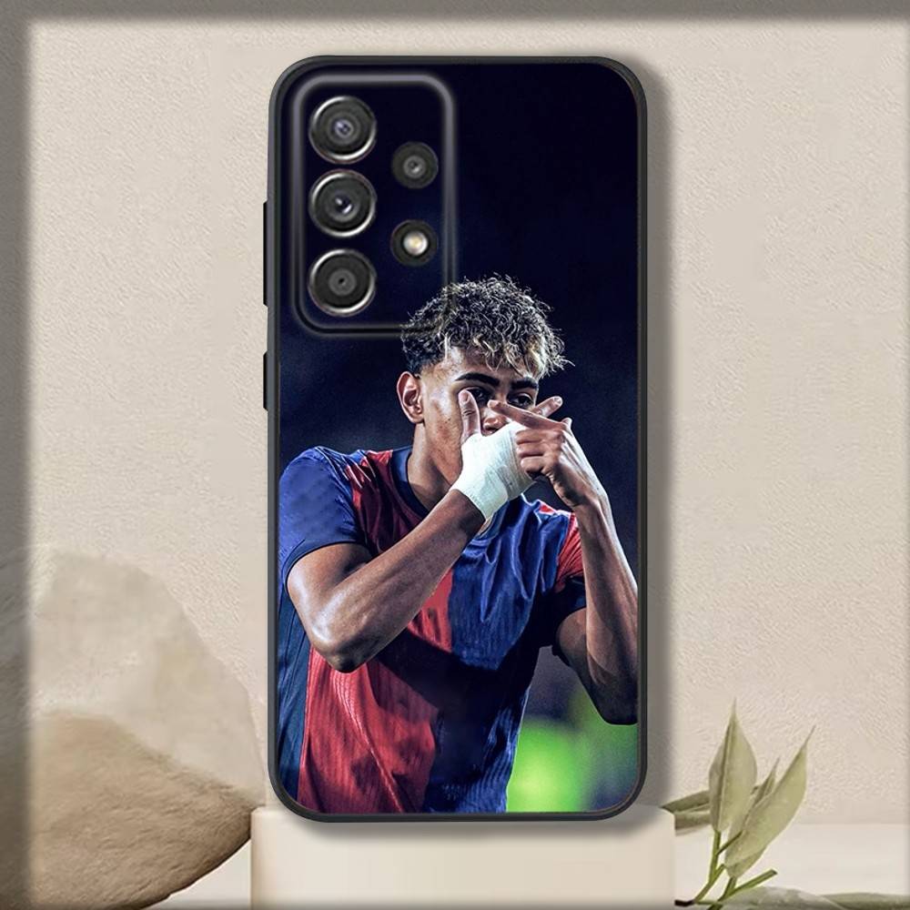 L-Lamine Yamals Nr. 10 Handyhülle Für Samsung S 25,24,23,22,30,21,10,9,Ultra,Plus,Lite,FE,4,5 G Weiche Schwarze Hülle