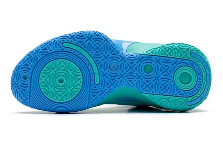 Li Ning YOUNG Sonic 10 V1 Cushioning, Wear Resistant Mid Top Basketball Shoes Neon Jade Green Teenagers YKBS022-3