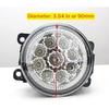 Pair of 36W 9 LED Bumper Fog Lights with PC Lens for Ford Explorer 2011-2015 & C-MAX 2013-2018 | Fits OE 4F9Z15200AA