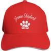 GerUnisex Shepherd Mama Paw Print Baseball Cap Unisex Adjustable Polyester Casual Dad Hat