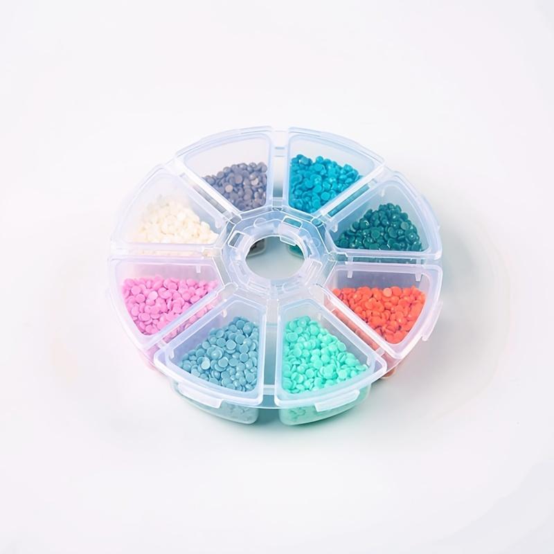 1pc 5D Diamond Painting Box Organizer - 8 Cases for DIY Embroidery Accessories and Tools - Keep Your Kits Tidy and Easy to Find