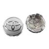 4 pezzi 62mm Tappo Mozzo Centrale Ruota Pneumatico Auto Badge Per Toyota C-hr Prado Rav4 Yaris Hrv Hilux Prius Avensis Corolla Camry accessorio
