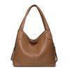 Women PU Leather Hobo Shoulder Bag Large Capacity Soft Handbag Fashion Casual Top‑handle Tote Bag Multi‑pocket Daily Shopping Work Hand Bag For
