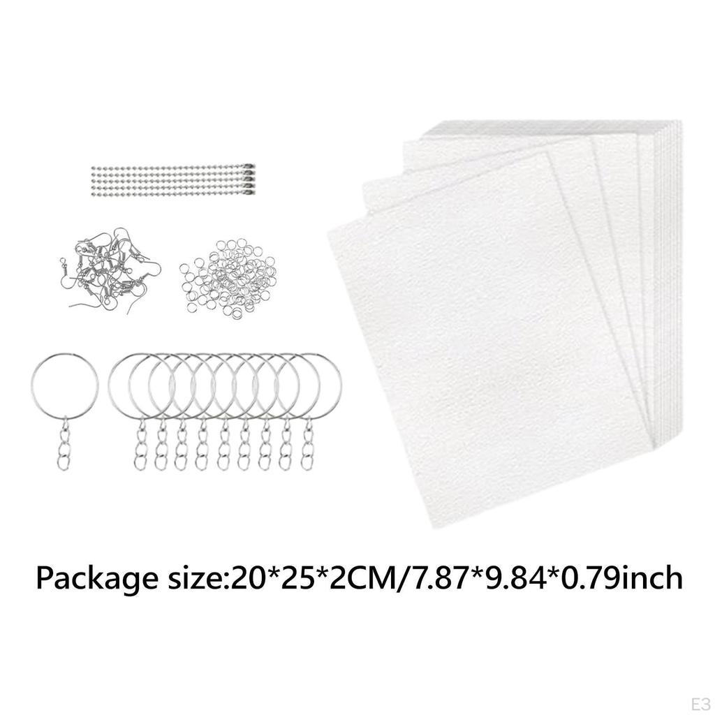 Kit di Carta Termoretraibile Bianca per Progetti Artistici e Esigenze di Scrapbooking
