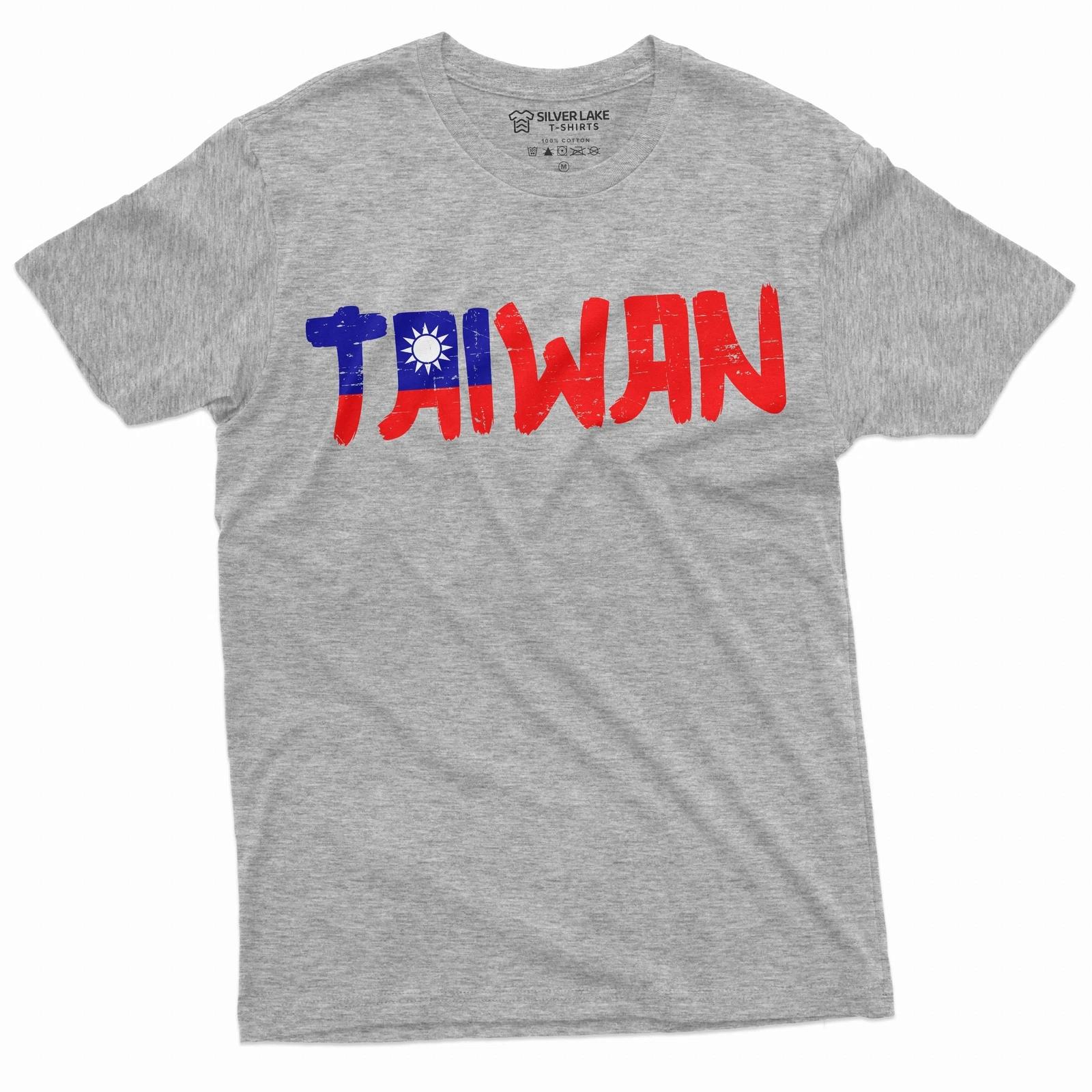 Men s Taiwan T-shirt Taiwanese flag coat of arms mens shirts Taiwan tee XXXXL