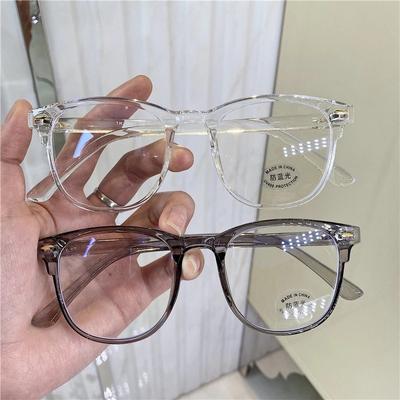 Anti-mavi Işın Miyopi Gözlük Unisex Kadın Erkek Vintage Retro Çerçeve Gözlük Öğrenci Bitmiş Reçete Gözlük 0 Ila -6.0