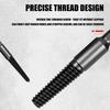 5Pcs High Strength Broken Bolt Extractors Set With Reverse Thread Design Screw Removers For Stuck Rusty Screws Removal