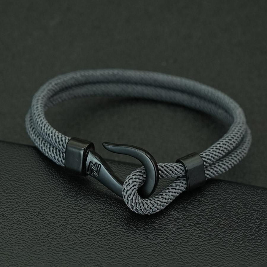 Noter Stylish Fishhook Bracelet Men 7 Colors Available Grade A 4mm String Street Hiphop Riding Sports Sweat Absorbent Braslet