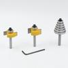 Durable 1/4" Shank 6mm Shank Grooving Milling Cutter with 7 Bearings Woodworking Anti-high Temperature Industry Tools