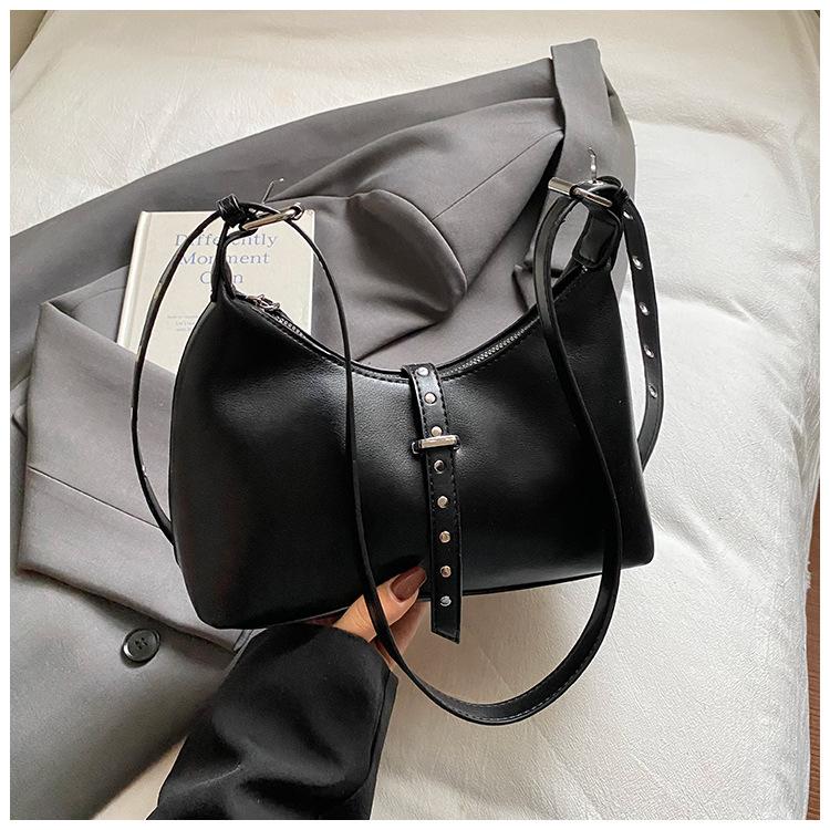 High Sense Nischendesign Achseltasche Damen 2025 neu Retro-Mode Schultertasche Ausländischer Stil Pendler Umhängetasche