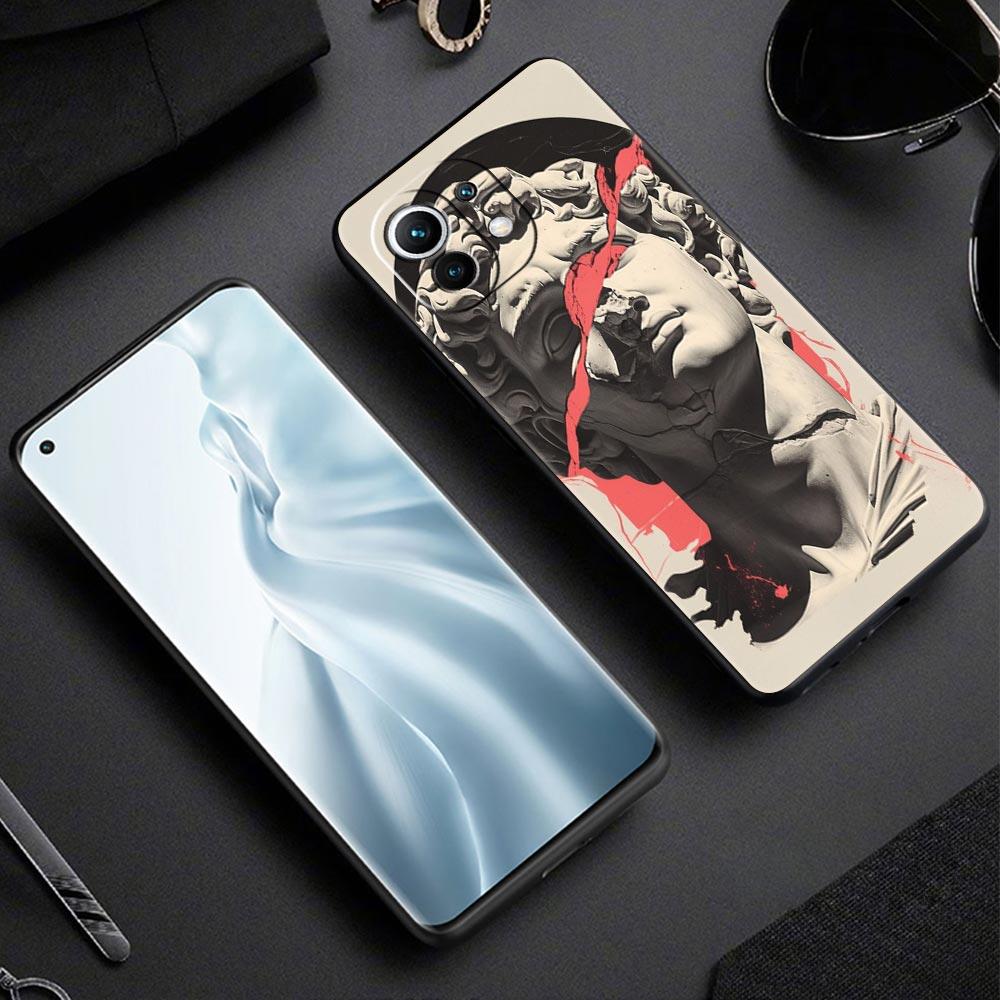 Fashion Ancient Greek Statues Phone Case Cover for Xiaomi Mi 17 Pro Max 15 14 13 12 11 Ultra 15T 14T 13T 12T Pro Lite Soft TPU